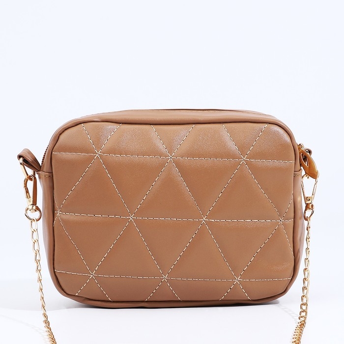 Сумка кросс-боди на молнии, цвет бежевый Сумка кросс-боди на молнии, цвет бежевый