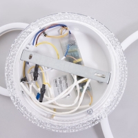 Люстра с ПДУ 1914/2 LED 68Вт диммер белый 45х40х12 см BayerLux