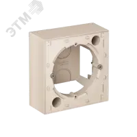 Коробка ATLASDESIGN для наружного монтажа бежевый
