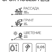 Семена Лиатрис "Белый", ц/п,  0,05 г