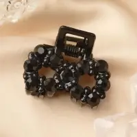 Крабик для волос &laquo;Мелани&raquo;, бантик, 2.5 см, чёрный