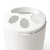 Подставка для зубных щёток Aqua, снежно-белая