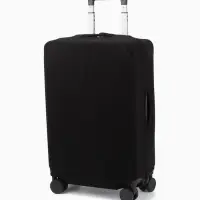 Чехол на чемодан на колёсах, 28" (L), однотонный, чёрный