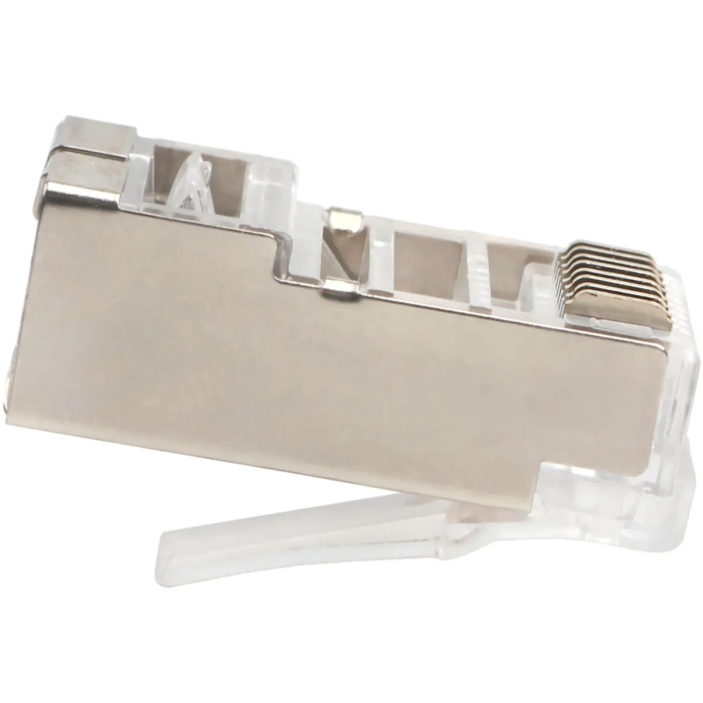 Вилка Cablexpert RJ-45 (8P8C) PLUG5SP кат5e экр, 30 микрон, (100 шт.), пак