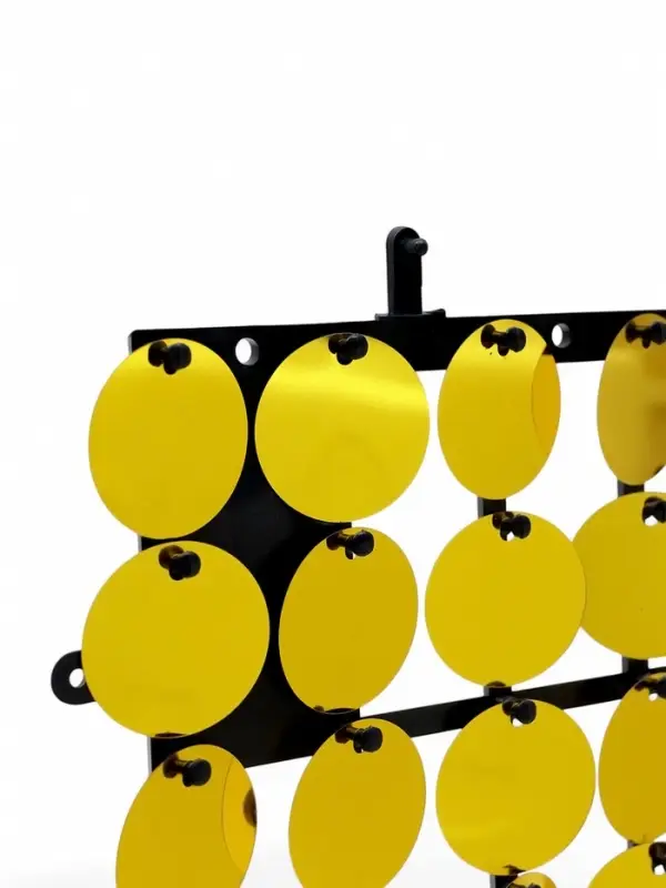 Панель с пайетками для фотозоны, круглые, 30&times;30 см, золотая