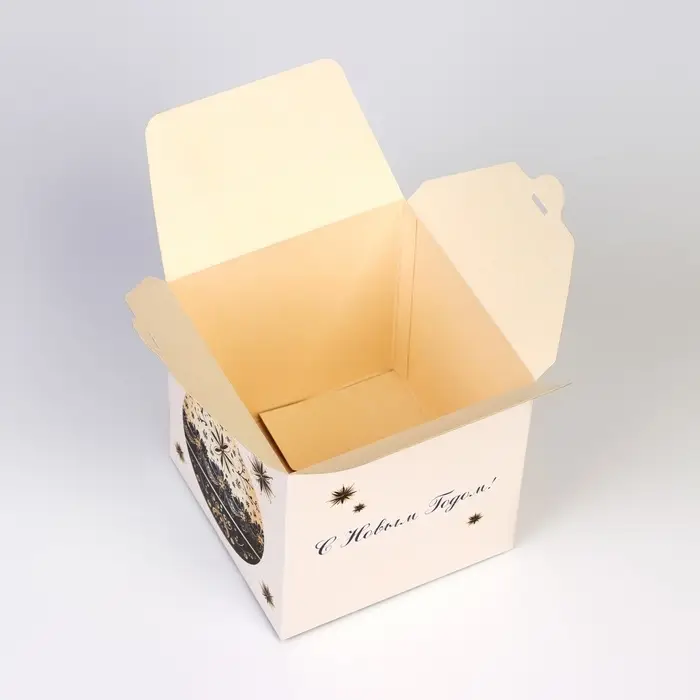 Коробка подарочная складная «Игрушка на ёлку», 10×10×10 см Коробка подарочная складная «Игрушка на ёлку», 10×10×10 см