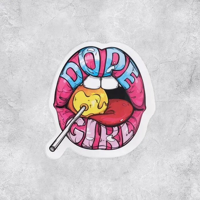 Наклейки-стикеры, набор,Girl power, 7 х 6 см, 10 шт