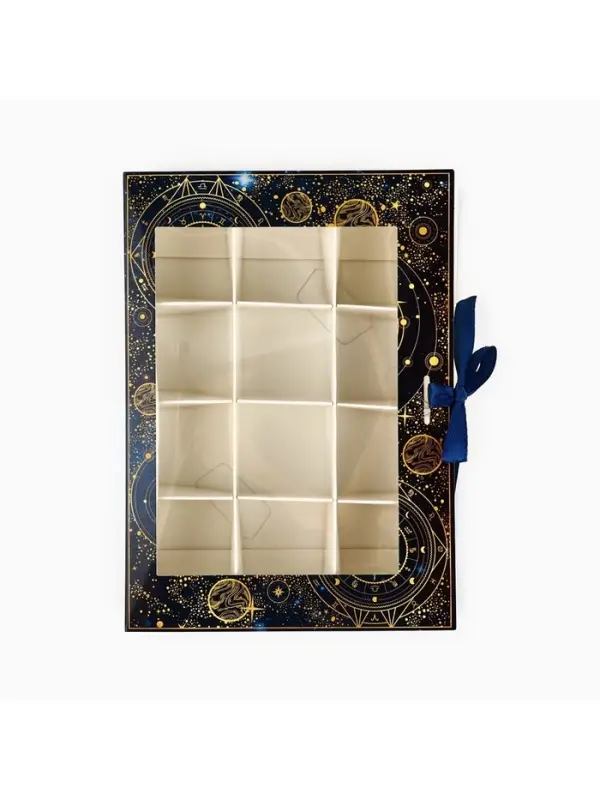 Коробка под 12 конфет с ячейками &laquo;Космос&raquo; 18.5&times;13.5&times;3.5 см