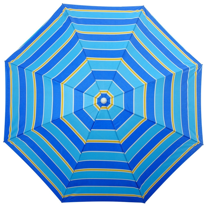 Зонт пляжный Maclay «Модерн», с серебристым покрытием, d=180 cм, h=195 см, цвет МИКС Зонт пляжный Maclay «Модерн», с серебристым покрытием, d=180 cм, h=195 см, цвет МИКС