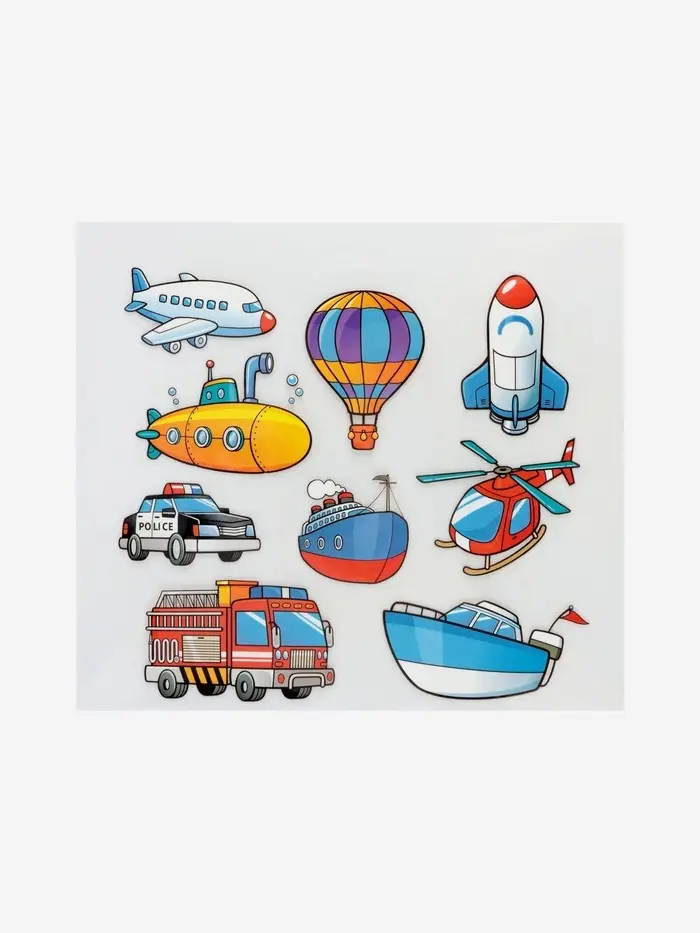 Термонаклейка &laquo;Транспорт&raquo;, 19.5&times;21 см, 8 дизайнов
