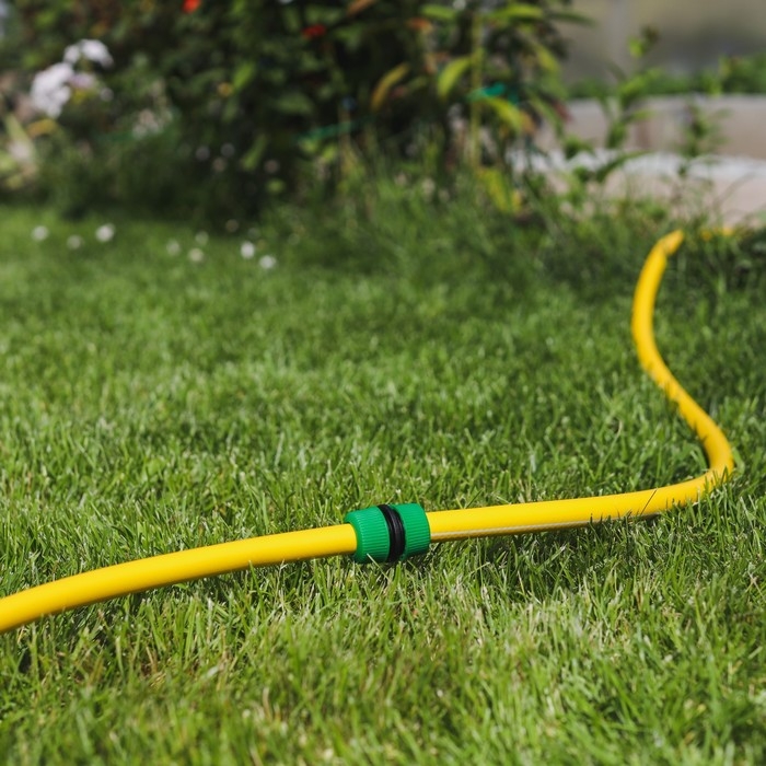 Муфта соединительная, для шлангов 1/2 Муфта соединительная, для шлангов 1/2" (12 мм), цанговое соединение, рр-пластик, Greengo