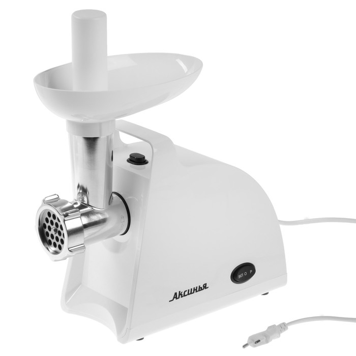 Мясорубка электрическая  Мясорубка электрическая "АКСИНЬЯ" КС-2003, 2000 Вт, реверс, белая