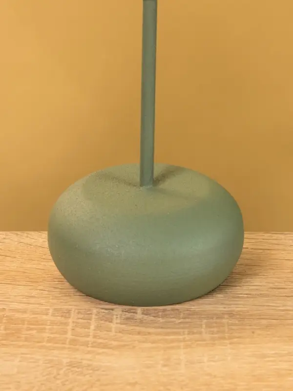 Подсвечник на 1 свечу текстурный  Подсвечник на 1 свечу текстурный "Болотный" 8х8х15,5 см