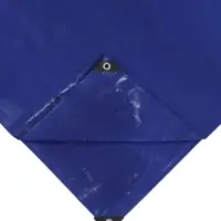 Тент защитный, 5&times;3 м, плотность 180 г/м&sup2;, УФ, люверсы шаг 1 м, синий