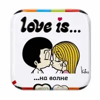Освежающие конфеты Love is, в форме сердца, со вкусом морской соли и лимона, 20 г