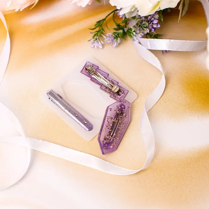 Форма силиконовая универсальная &laquo;Заколка&raquo;, 3 вида заколки