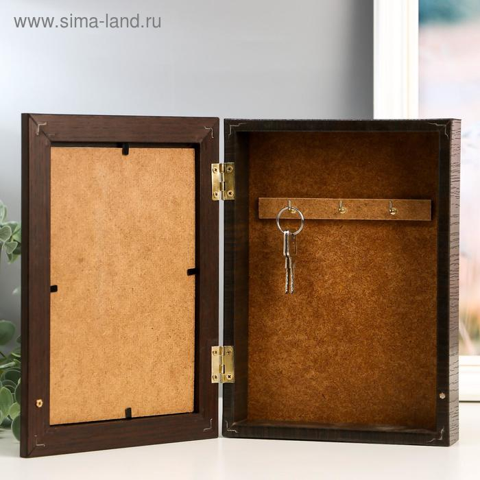 Ключница Ключница "Листья" венге 15х21 см МИКС