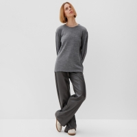 Джемпер женский MINAKU: Knitwear collection, цвет серый р-р 42-44