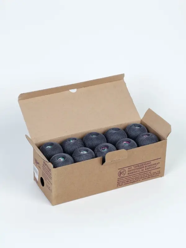 Нитки вязальные "Ирис" 150м/25г 100% мерсеризованный хлопок (7206)