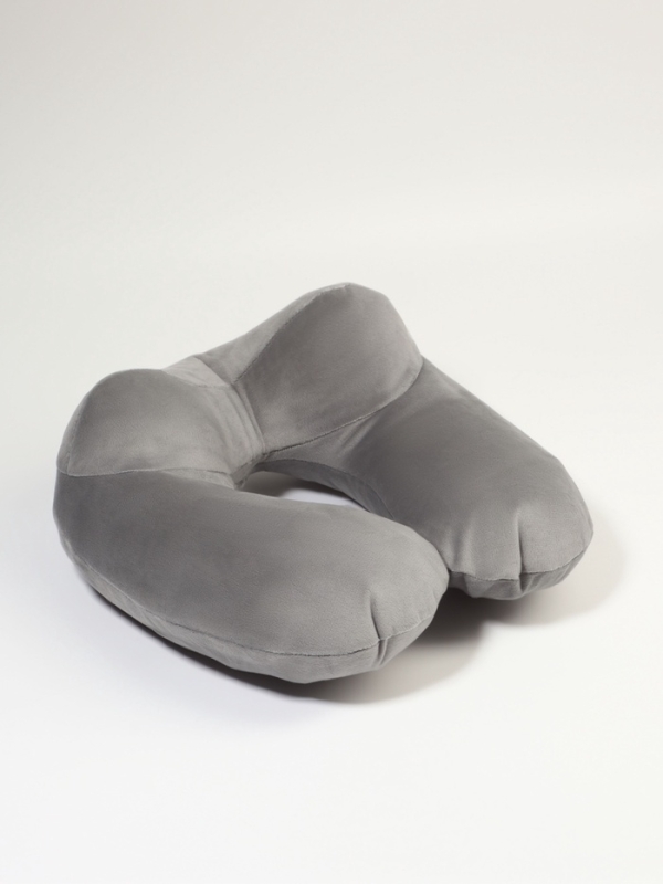 Подушка-воротник надувная 31*31см серый накл OT Подушка-воротник надувная 31*31см серый накл OT