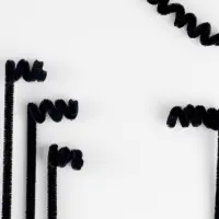 Синельная проволока, набор 50 шт., чёрная, 30 см