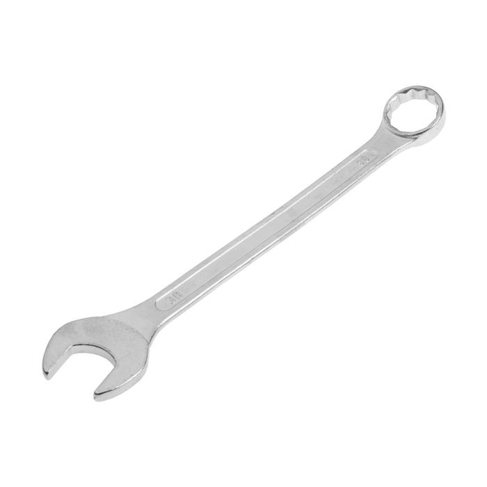 Ключ комбинированный ТУНДРА, хромированный, 30 мм Ключ комбинированный ТУНДРА, хромированный, 30 мм