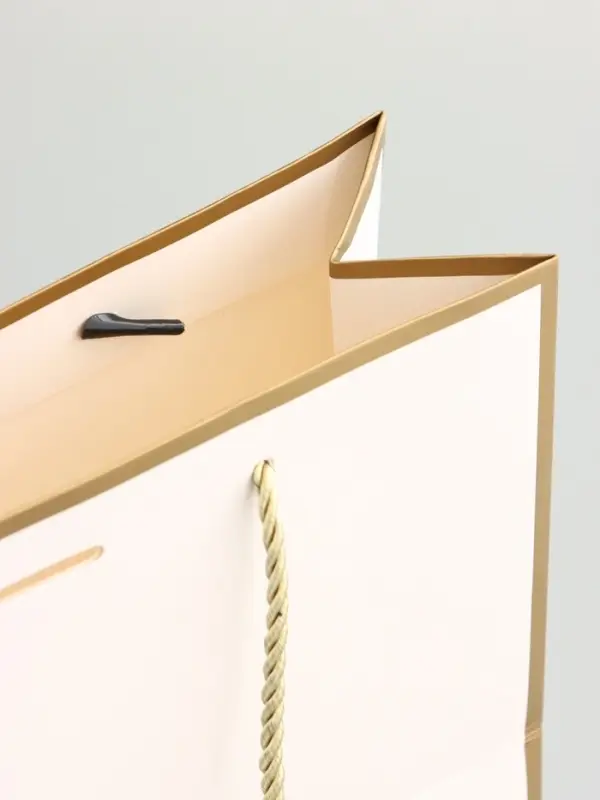 Пакет подарочный, белый, с бантом, 28 х 20 х 10 см