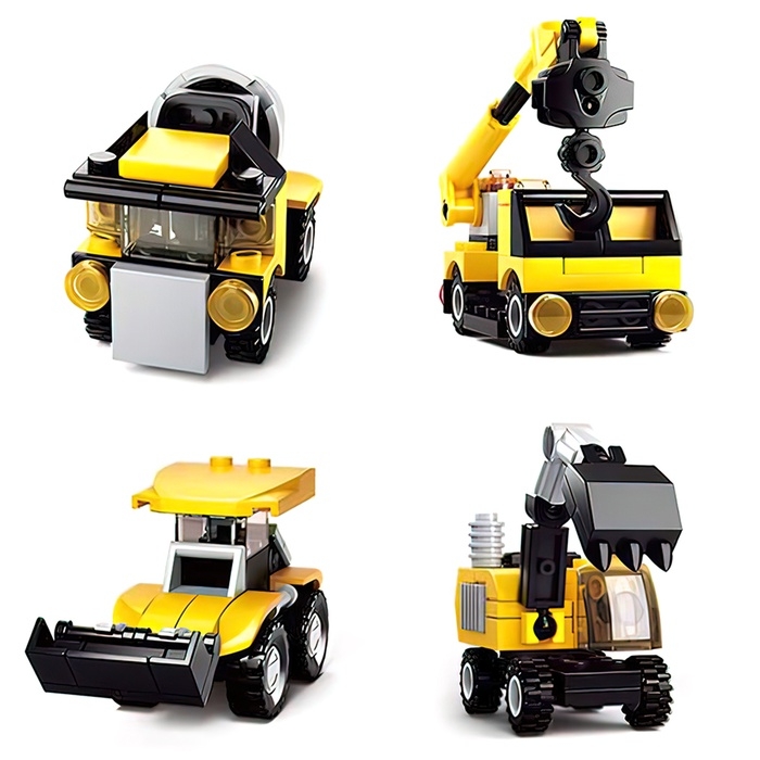 Конструктор Конструктор "Строительная техника", 42 детали