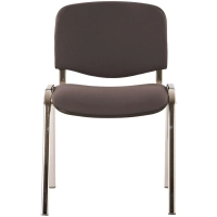 Стул 0MX_UA_EChair Rio(ИЗО/ISO) серая ткань C-38, каркас хром,поперечина 18