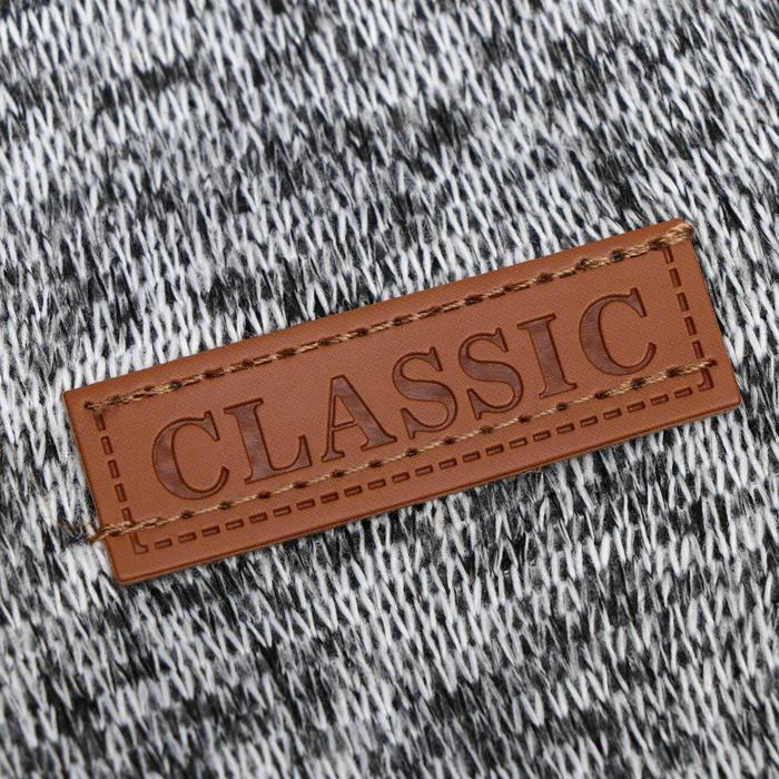 Свитер меланжевый, размер M (ДС 23 ОШ 28, ОГ 37 см), серый