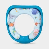 Сиденье для унитаза детское с ручками "Морская жизнь" Сиденье для унитаза детское с ручками "Морская жизнь"