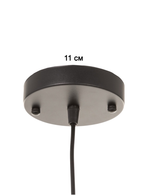 Светильник BayerLux ЭКО "Кристофер" 1х40Вт Е27 черный/коричневый 24х24х100см