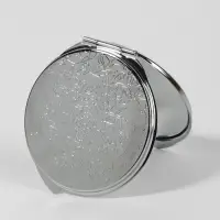 Зеркало складное, d=6 см, серебристое МИКС