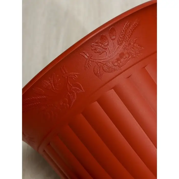 Горшок для цветов &laquo;Венеция&raquo;, 10 л, пластиковый, коричневый