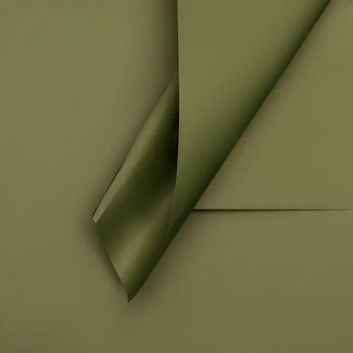 Пленка для цветов тонированная, матовая, оливковый, 57×57 см, 70 мкм МИКС