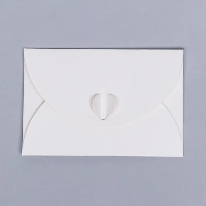 Конверт для подарочного сертификата, белый, 10.5&times;7 см
