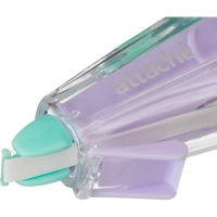 Корректирующая лента Attache Акварель,5мм x6м,рез.вставка,фиол-зел,блистер