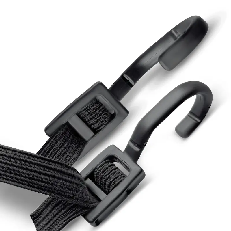 Резинка крепления груза 80 см х 20 мм, 2 шт (мет./пласт.крючки) AVS TL-08