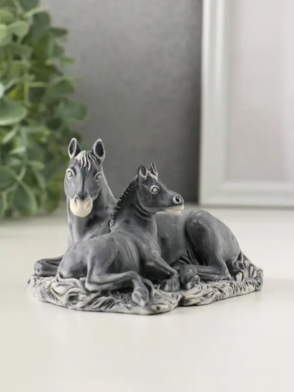 Сувенир "Лошадь с жеребенком" 7 см