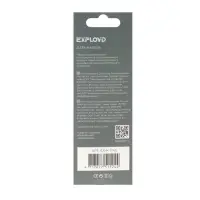 Кабель Exployd EX-K-1145, Type-C - Type-C , 3 А, 1 м, 60 Вт, черный