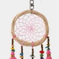Брелок "Ловец снов" 17 см, цв. розовый Брелок "Ловец снов" 17 см, цв. розовый