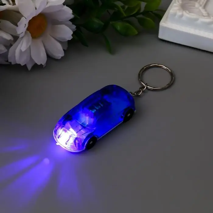 Фонарик свет на кольце Фонарик свет на кольце "Машина" МИКС