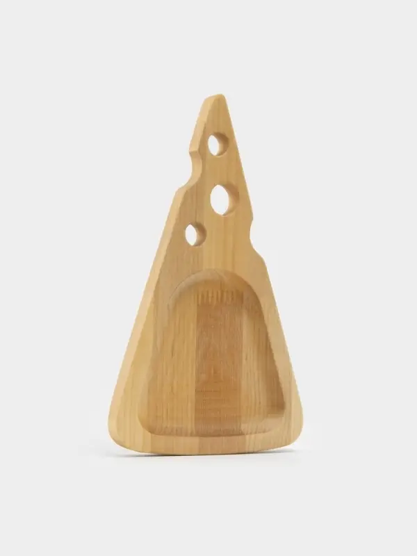 Доска для сыра Доляна &laquo;Для подачи&raquo;, 24&times;15&times;1.8 см, дерево массив берёзы