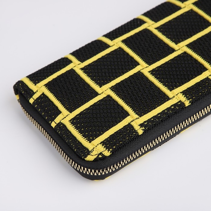 Кошелёк женский на молнии, цвет чёрный Кошелёк женский на молнии, цвет чёрный