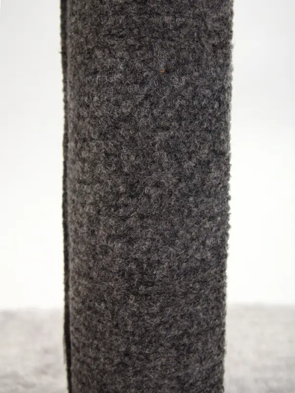 Когтеточка-столбик&laquo;Пижон&raquo;, 30&times;30&times;50 см, с игрушкой бантиком, серый