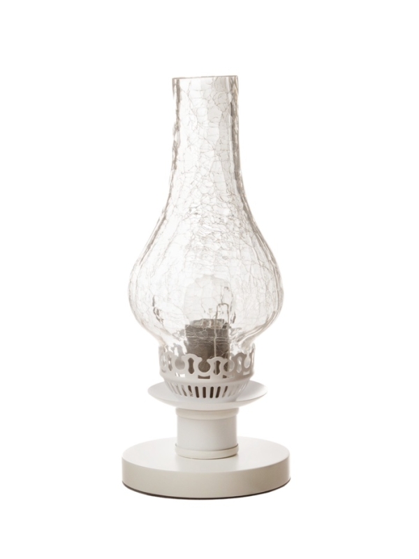 Лампа настольная BayerLux ЭКО Лампа настольная BayerLux ЭКО "Татьяна" 1х40Вт Е27 белый 14х14х34см