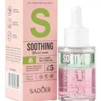 Увлажняющая сыворотка для лица Sadoer с коллагеном и экстрактом чайного дерева, 30 мл