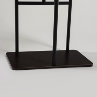 Подставка для цветов Greengo, 5 полок, 36 × 23 × 94 см, напольная, каркас металл, полки МДФ, чёрная
