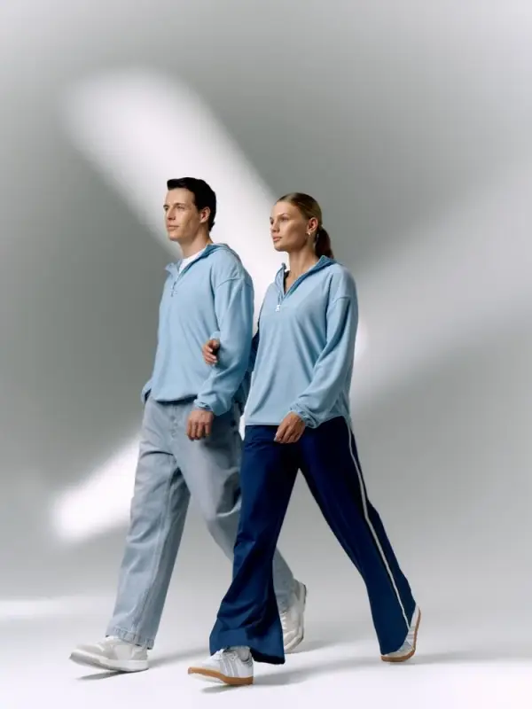 Анорак флисовый унисекс Fliska, голубой, размер M/L Анорак флисовый унисекс Fliska, голубой, размер M/L