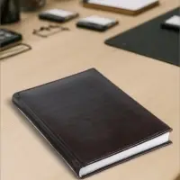 Ежедневник недатированный Calligrata. Nebraska, А5, 160 листов, твёрдый переплёт, кожзам, тёмно-коричневый